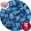 Coloured Sea Shells - Crushed Starburst Blue